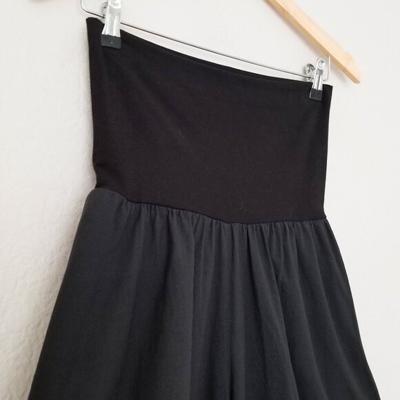 DRAGONFLY Fair Trade Wide Leg High Waist Tie Belt Palazzo Pant M Black Lagenlook - Picture 13 of 15